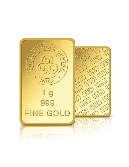 Buy Gujarat Gold Centre Gold Bar Of 1 Gram 24Kt in 999 Purity