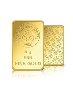 Buy Gujarat Gold Centre Gold Bar Of 5 Gram Gold  24Kt in 999 Purity