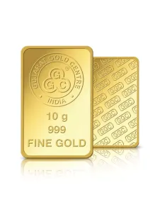 Buy Gujarat Gold Centre Gold Bar Of 10 Gram Gold  24Kt in 999 Purity