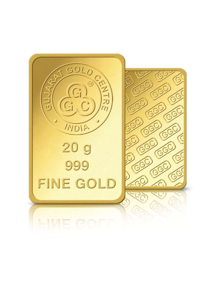 Buy Gujarat Gold Centre Gold Bar Of 20 Gram  Gold 24Kt in 999 Purity