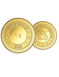 Buy Gujarat Gold Centre buy Gold Coin Of 1 Gram 24Kt in 999 Purity