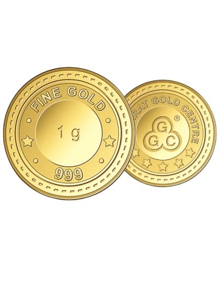Buy Gujarat Gold Centre buy Gold Coin Of 1 Gram 24Kt in 999 Purity