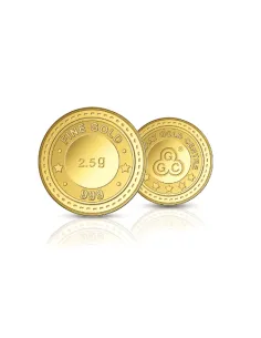 Gujarat Gold Centre buy Gold Coin Of 2.5 Gram  Gold 24Kt in 999 Purity