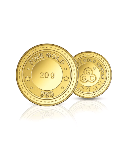 Gujarat Gold Centre buy Gold Coin Of 20 Gram  Gold 24Kt in 999 Purity