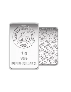 Gujarat Gold Centre Silver Bar Of 1 Gram in 999 24Kt Purity Fineness