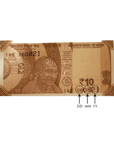 Special Notes SET of Rs.1 , Rs.2 , Rs.5 and Rs.10 for Personalized Gif