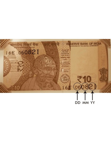 Special Notes SET of Rs.1 , Rs.2 , Rs.5 and Rs.10 for Personalized Gif
