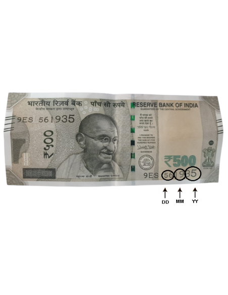 Special Note of Rs.500 for Personalized Gifting on Auspicious Day in D