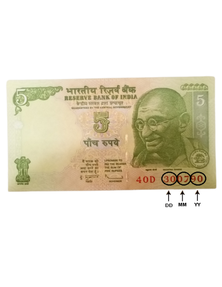 Full SET of Special Notes from Rs.1 to Rs.500 for Personalized Gifting