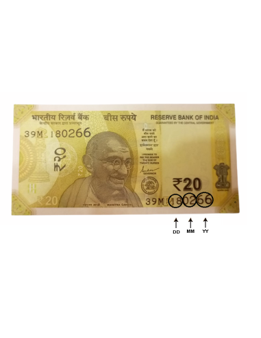 Full SET of Special Notes from Rs.1 to Rs.500 for Personalized Gifting