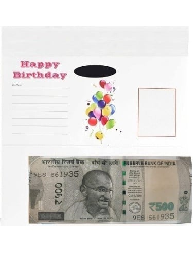 Special Note of Rs.500 for Personalized Gifting on Happy Birthday in D