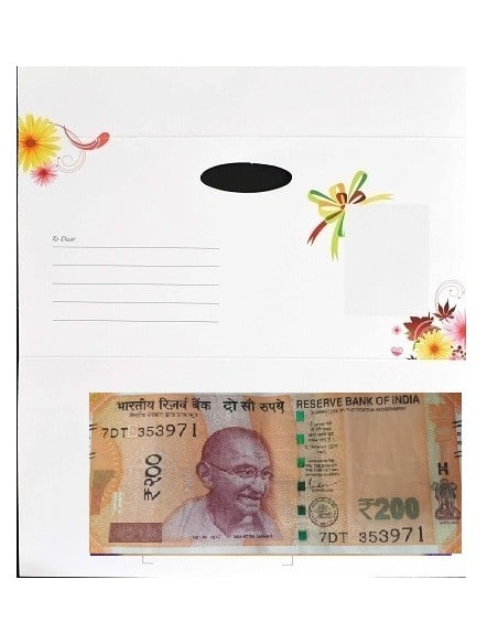 Special Note of Rs.200 for Personalized Gifting on Auspicious Day in D