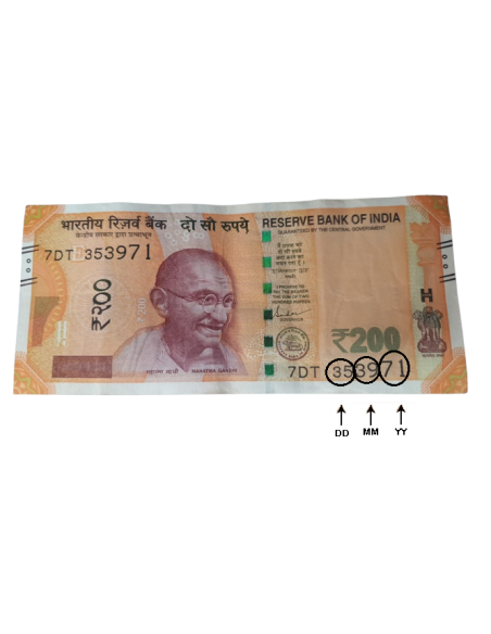 Special Note of Rs.200 for Personalized Gifting on Auspicious Day in D