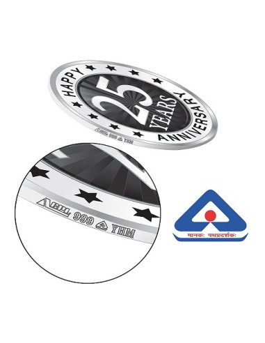 Precious Moments Anniversary  Silver Coin Of 50 Gram in 999 Purity