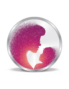Precious Moments Color BIS Hallmarked Best Mother Silver Coin Of 50 Gram in 999 Purity / Fineness By ACPL