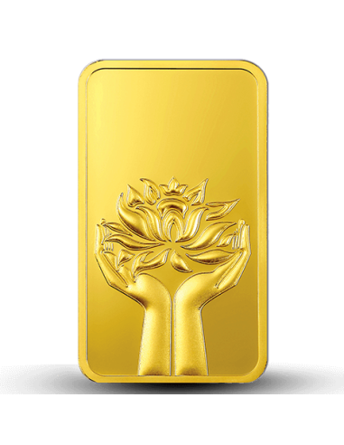 Buy MMTC PAMP Gold Ingot of 50 Gms  24Kt in 999.9 Purity I CoinBazaar