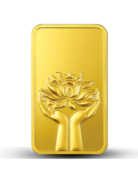 Buy MMTC PAMP Gold Ingot of 50 Gms  24Kt in 999.9 Purity I CoinBazaar