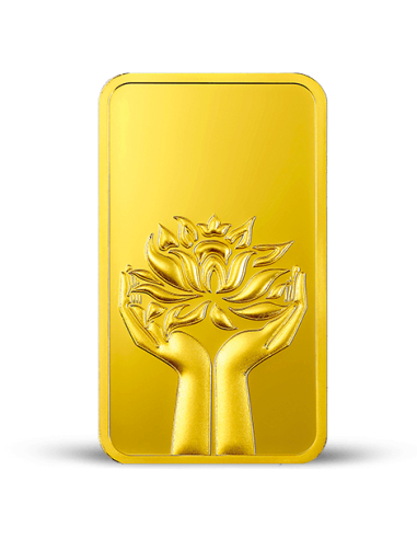 Buy MMTC PAMP Gold Ingot Bar of 100 Grams Gold  24Kt in 999.9 Purity
