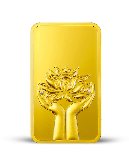 Buy MMTC PAMP Gold Ingot Bar of 100 Grams Gold  24Kt in 999.9 Purity
