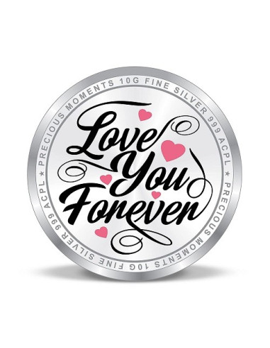 Precious Moments Colour Love BIS Hallmarked Silver Coin Of 10 Gram in 999 Purity / Fineness By ACPL