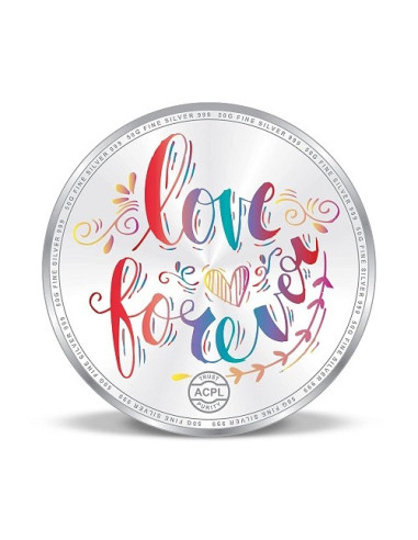 Precious Moments  Anniversary  Silver Coin Of 50 Gram in 999 Purity