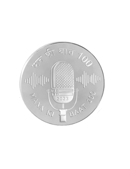 India Govt. Mint Mann Ki Baat Commemorative coin