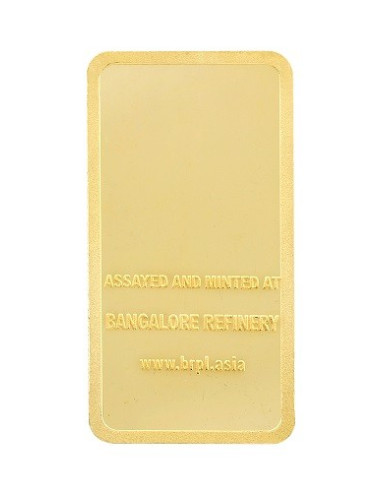 Buy BRPL Bangalore Refinery Gold Bar Of 50 Grams in 24kt  999 Purity