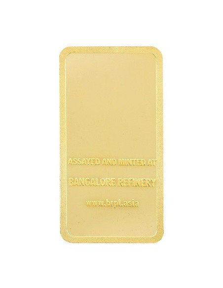 Buy BRPL Bangalore Refinery Gold Bar Of 50 Grams in 24kt  999 Purity