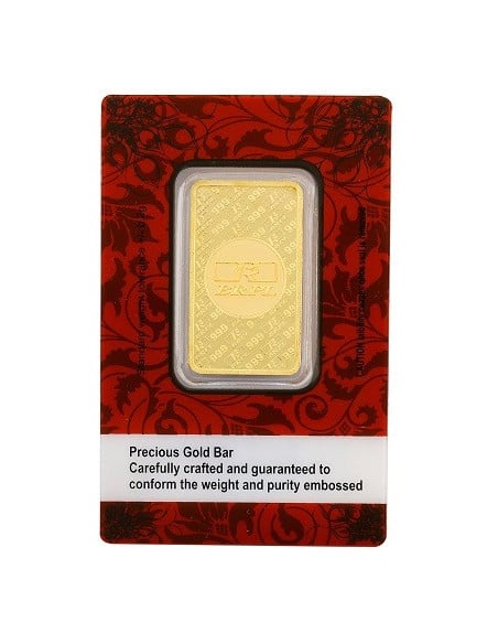 Buy BRPL Bangalore Refinery Gold Bar Of 100 Grams in 24Kt  999 Purity