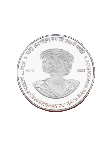 India Govt. Mint 250th Birth Anvrsry Of Raja Ram Mohan Roy Com Coin