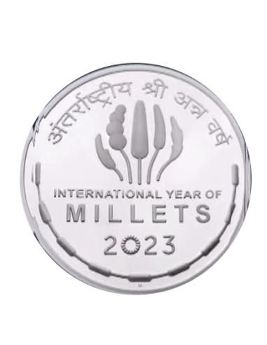 India Govt. Mint International Year of Millets Commemorative Coin