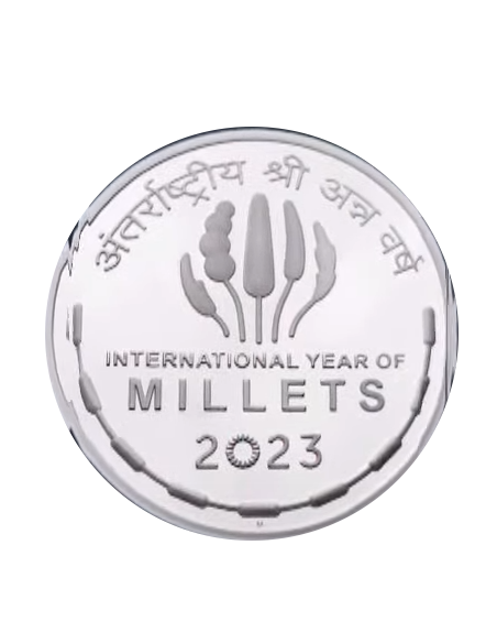 India Govt. Mint International Year of Millets Commemorative Coin