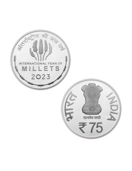 India Govt. Mint International Year of Millets Commemorative Coin