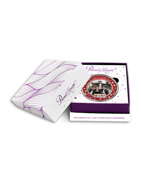 Precious Moments Personalised BIS Hallmarked Happy Friendship Day Silver Coin Of 50 Gram in 999 Purity / Fineness By ACPL
