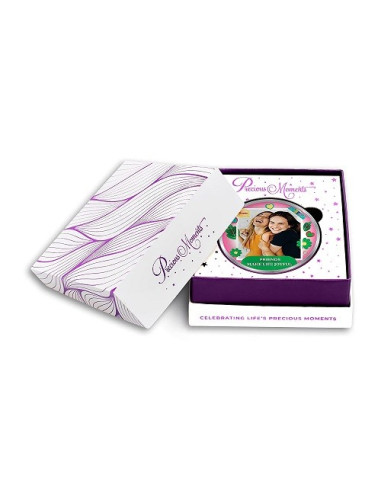 Precious Moments Personalised BIS Hallmarked Happy Friendship Day Silver Coin Of 50 Gram in 999 Purity / Fineness By ACPL