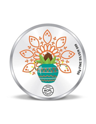 Precious Moments Personalised BIS Hallmarked Grah Pravesh Silver Coin