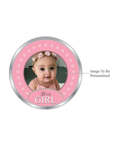 Precious Moments Personalised BIS Hallmarked New Born Baby Girl Silver