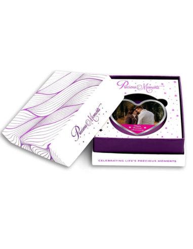 Precious Moments Personalised BIS Hallmarked Happy Anniversary Silver Heart Shape Coin Of 20 Gram in 999 Purity by ACPL