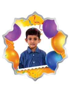 Precious Moments Personalised BIS Hallmarked Happy Birthday Silver Flower Shape Coin Of 20 Gram in 999 Purity / Fineness By ACPL