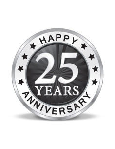 Precious Moments Color 25th Anniversary BIS Hallmarked Silver Coin Of