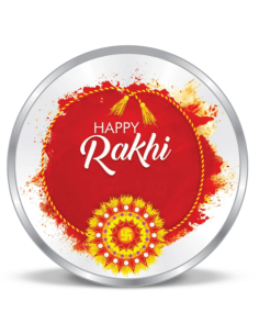 Precious Moments BIS Hallmarked Happy Raksha Bandhan Silver Coin Of 20 Gram in 999 Purity / Fineness By ACPL