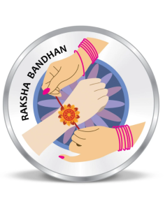 Precious Moments BIS Hallmarked Happy Raksha Bandhan Silver Coin Of 10