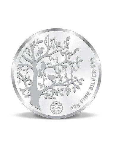 Precious Moments Color Birthday Celebration BIS Hallmarked Silver Coin Of [10 Grams X 2 ] in 999 Purity / Fineness COMBO SET