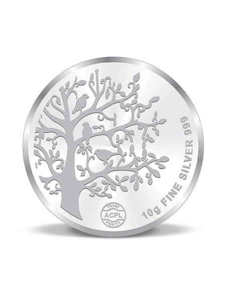 Precious Moments Color Birthday Celebration BIS Hallmarked Silver Coin Of [10 Grams X 2 ] in 999 Purity / Fineness COMBO SET