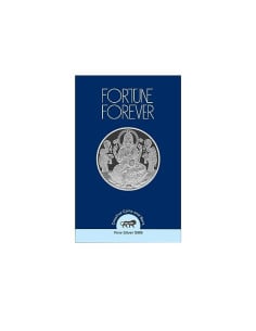 Fortune Forever Lakshmi Silver Coin of 10 gm in 999 Purity/Fineness