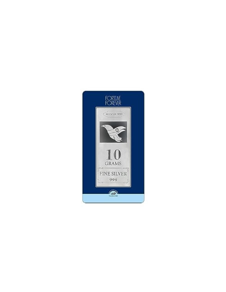 Fortune Forever Silver Bar of 10 gm in 999 Purity/Fineness