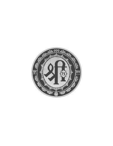 Fortune Forever Trimurti Silver Coin of 10 gm in 999 Purity/Fineness