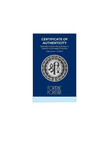 Fortune Forever Tirupati Balaji Silver Coin of 10 gm in 999 Purity/Fineness