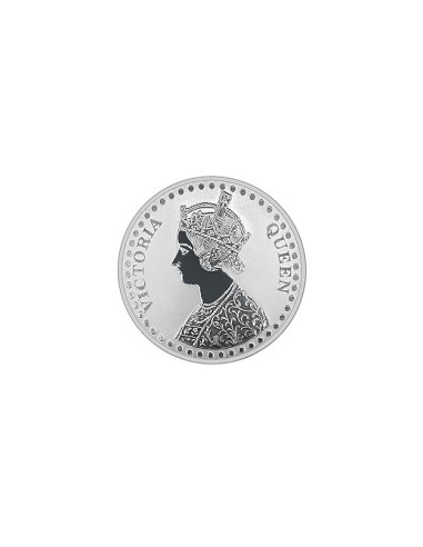 Fortune Forever Victoria Queen Silver Coin of 10 gm in 999 Purity/Fineness