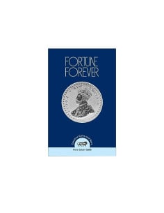 Fortune Forever George King Silver Coin of 10 gm in 999 Purity/Fineness